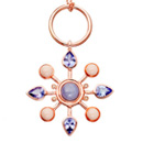 Lavender Jade and Tanzanite Colourburst Pendant by Stenmark