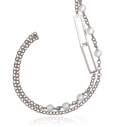 Stenmark • Basket-weave • White Opal Chain