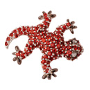 brooch - gecko mini