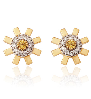 Stenmark Sun Ray Earrings