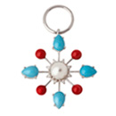 Pearl and Turquoise Colourburst Pendant by Stenmark