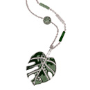necklace - deliciosa leaf